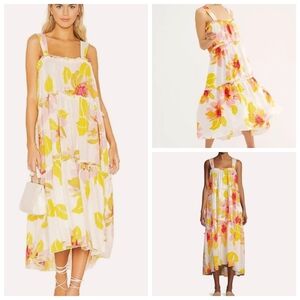 Free People Moonshine MIDI Cotton Dress